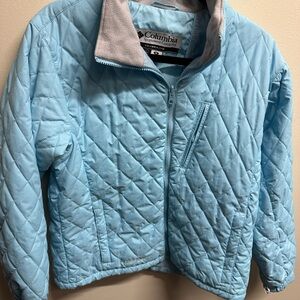 Columbia Kids Light Blue Quilted Puffer Jacket